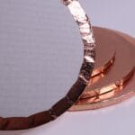 30 cm podkład pod tort złoty róż, 1,2 cm - obrazek 2