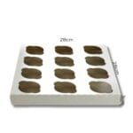 28x28x3 Wkład do pudełka na 12 muffinek Hersta