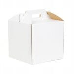 5 szt 24x24x25 Pudełko na tort z rączką