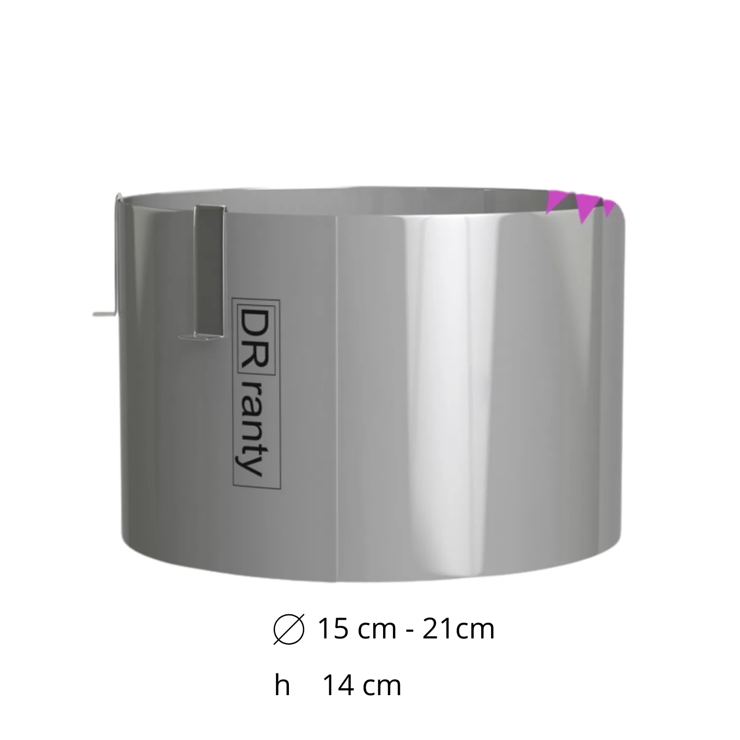 Rant okrągły do biszkoptów h14 ,   15-21 cm Dorosiowe Ranty bez podziałki - obrazek 1