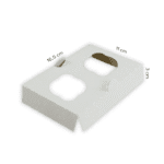 Wkład do pudełka na 2 muffinki 16,5x11x3 cm (1 szt.) Hersta