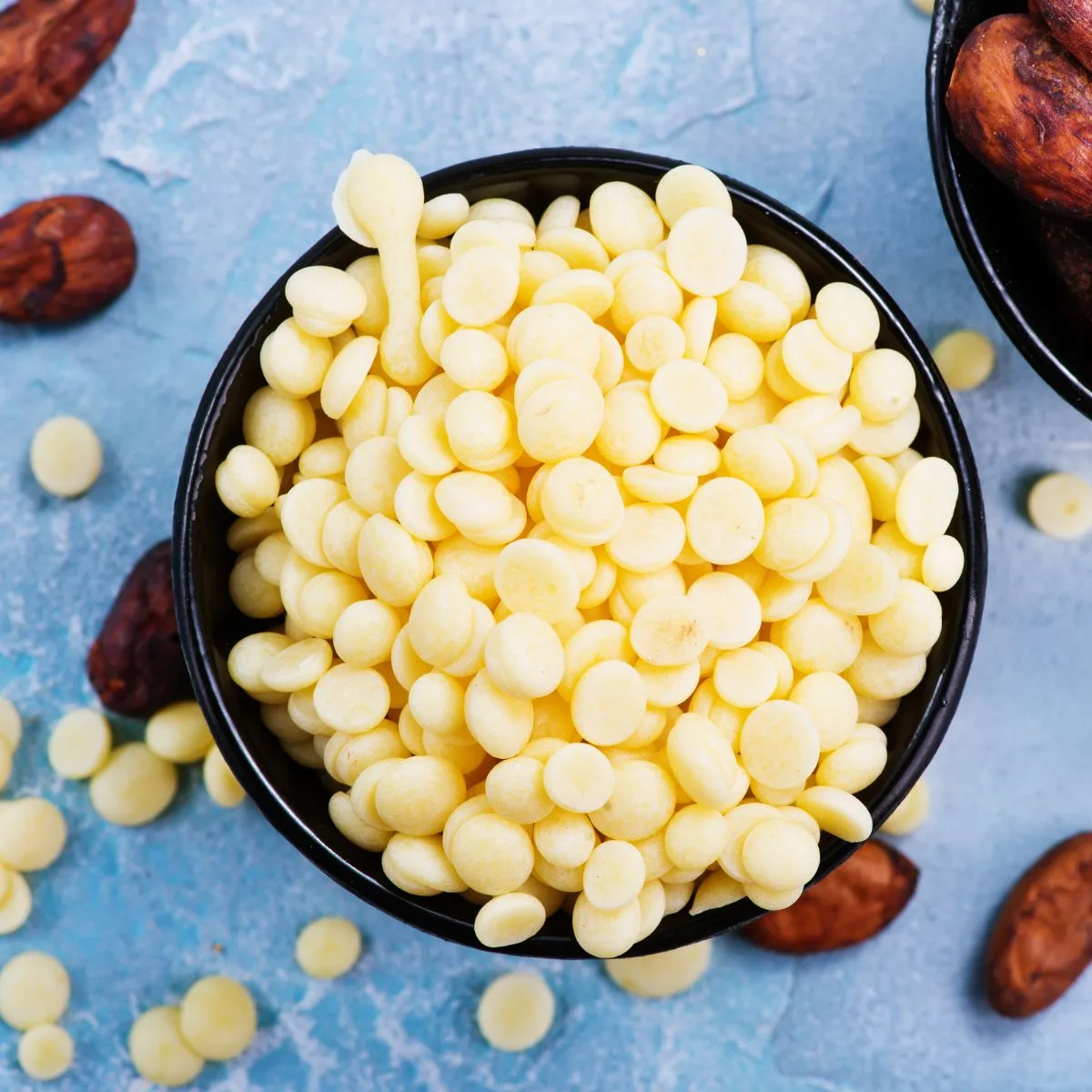 Masło kakaowe w kropelkach 100% dezodoryzowane masło kakaowe 500g - obrazek 2