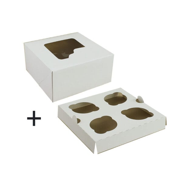 18x18x9 Pudełko cukiernicze z okienkiem Hersta