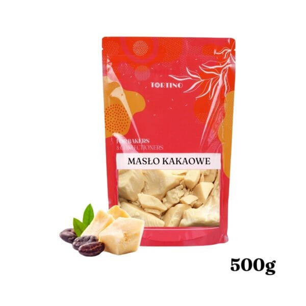 MASŁO KAKAOWE Dezodoryzowane kruszone 0,5 KG