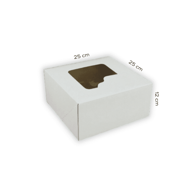 Pudełko cukiernicze 25x25x12 z okienkiem Hersta