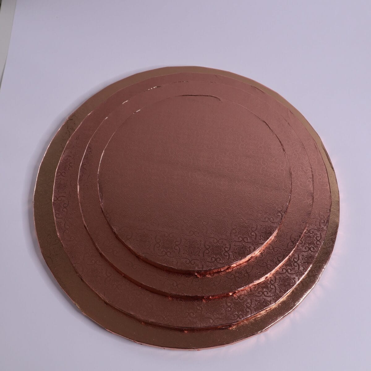 25 cm podkład pod tort złoty róż, 1,2 cm - obrazek 7