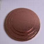 25 cm podkład pod tort złoty róż, 1,2 cm - obrazek 7