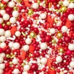 Posypka Mikołajkowy Mix - Czerwono-Biały 50g