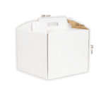 Pudełko na tort 28x28x25 z rączką