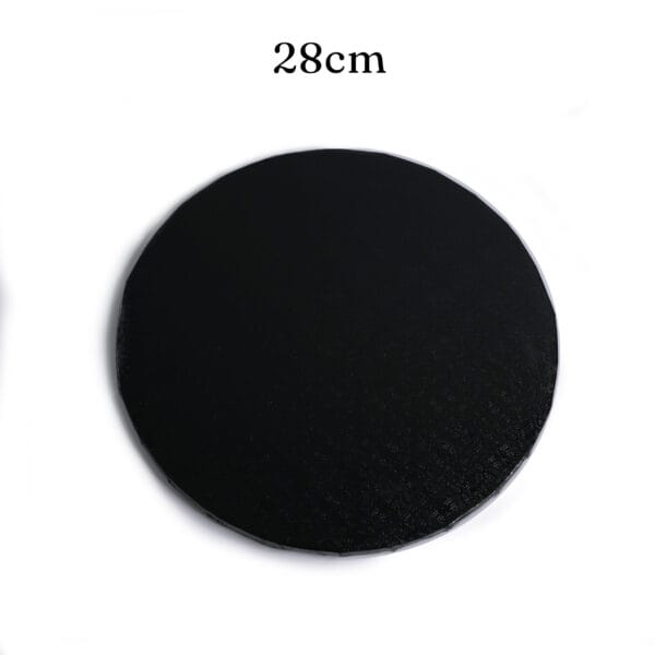 Podkład pod tort czarny 28 cm 1,2 cm