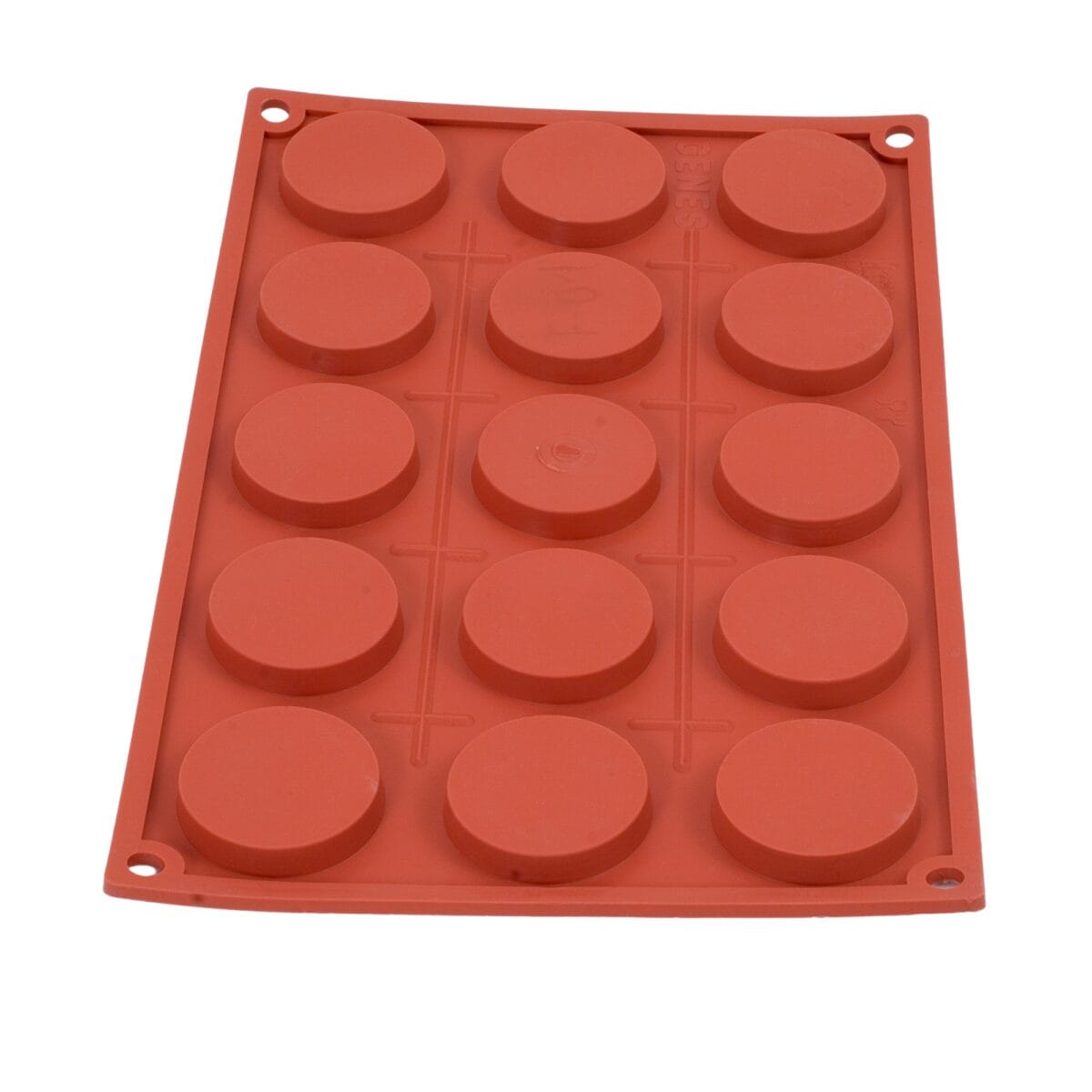 Forma siikonowa koła fi 4,2 cm, h 0,8 cm 15 gniazd F-01 Genes - obrazek 5