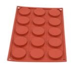 Forma siikonowa koła fi 4,2 cm, h 0,8 cm 15 gniazd F-01 Genes - obrazek 5