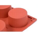 Forma silikonowa cylindry fi 6 cm, h 3,5 cm Mufina F-04 Genes - obrazek 3