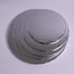 34 cm podkład pod tort srebrny 1,2 cm - obrazek 3