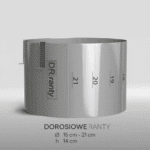 Rant okrągły h14 ,   15-21 cm Dorosiowe Ranty z podziałką