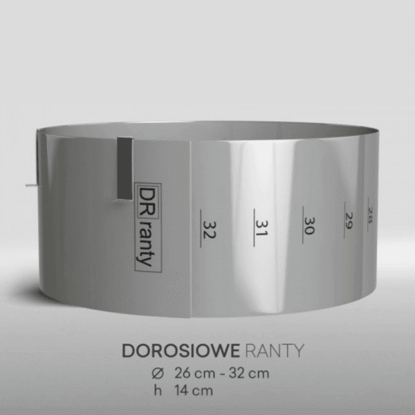 Rant okrągły do biszkoptów h14 ,   26-31 cm Dorosiowe Ranty