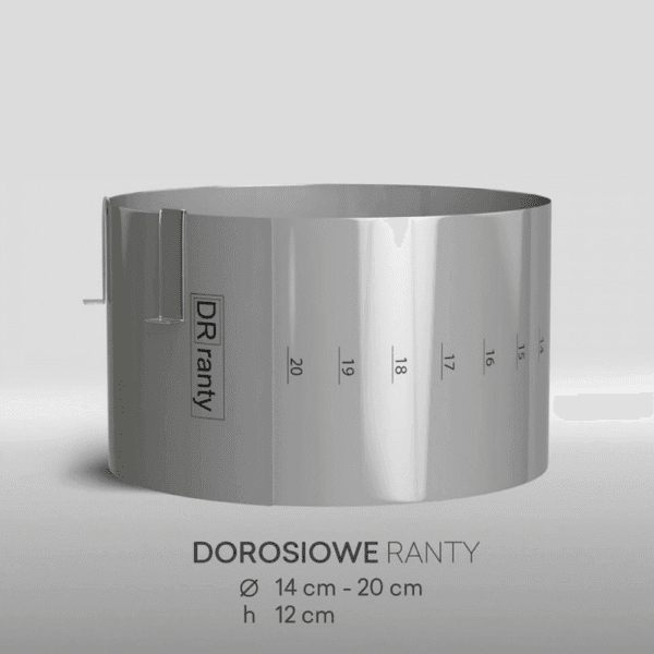 Rant cukierniczy okrągły h12 ,   14-20 cm Dorosiowe Ranty