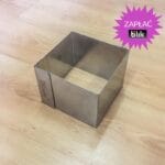 Rant cukierniczy kwadratowy h12, 15x15 cm DR Ranty