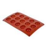 Forma silikonowa półkula fi 4 cm, h 2 cm 15 gniazd F-19 Genes - obrazek 2
