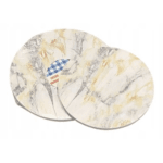 25 Podkład pod tort gruby MARMURKOWY ZŁOTY