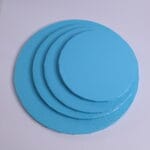 20 cm niebieski podkład pod tort, 1,2 cm - obrazek 3