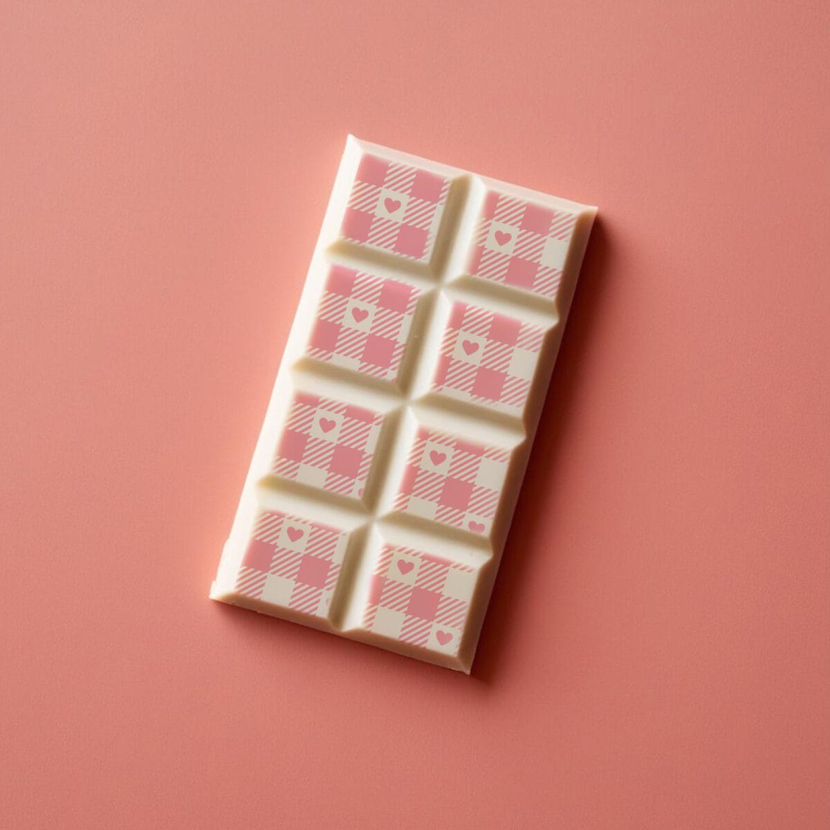 Wydruk jadalny krata serca. Tapeta na tort papier skrobiowy - obrazek 3