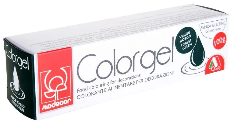 Barwnik spożywczy zielony ciemny w żelu Modecor 100g - obrazek 2
