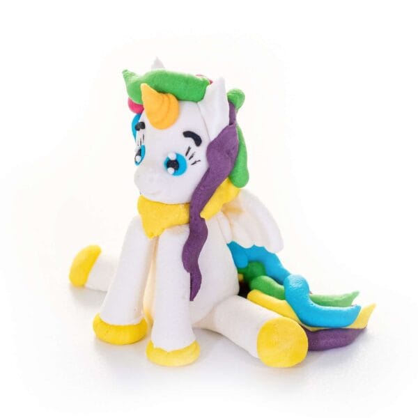 Jednorożec tęczowy figurka cukrowa na tort