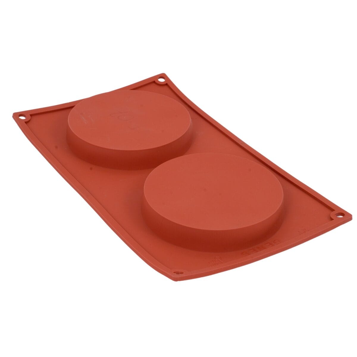 Forma silikonowa do żelki fi 13 cm, h 2 cm 2 gniazda, F-07/1 Genes - obrazek 2