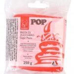 Czerwona masa cukrowa Modecor, lukier plastyczny 250 g