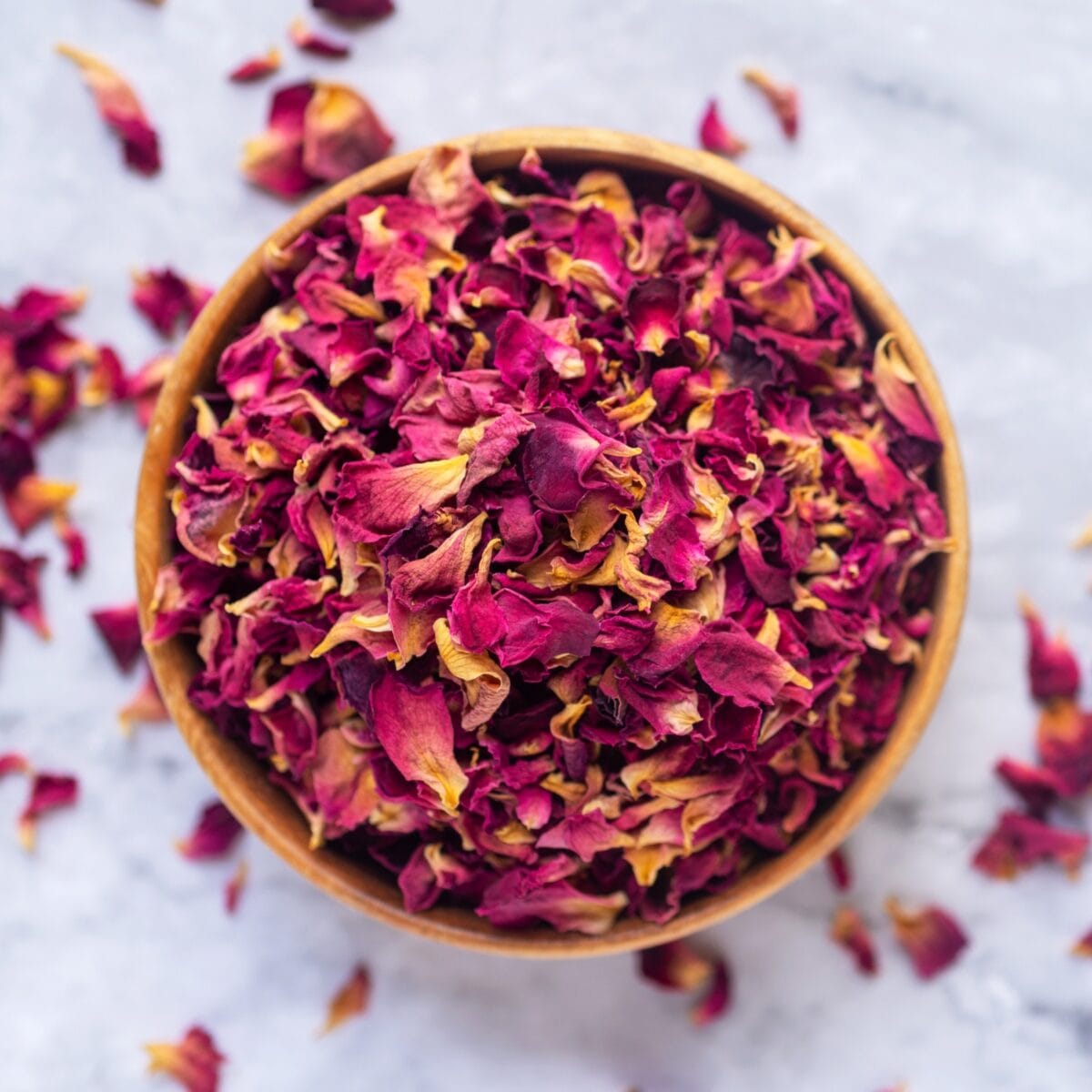 Suszone płatki róży 20 g - naturalne kwiaty Jadalne - obrazek 2