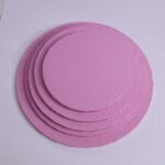 25 cm podkład pod tort różowy 1,2 cm - obrazek 3