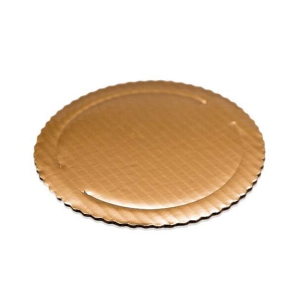 20 cm tekturowy złoty podkład pod tort