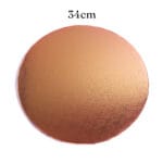 34 cm złoty róż podkład pod tort 1,2 cm