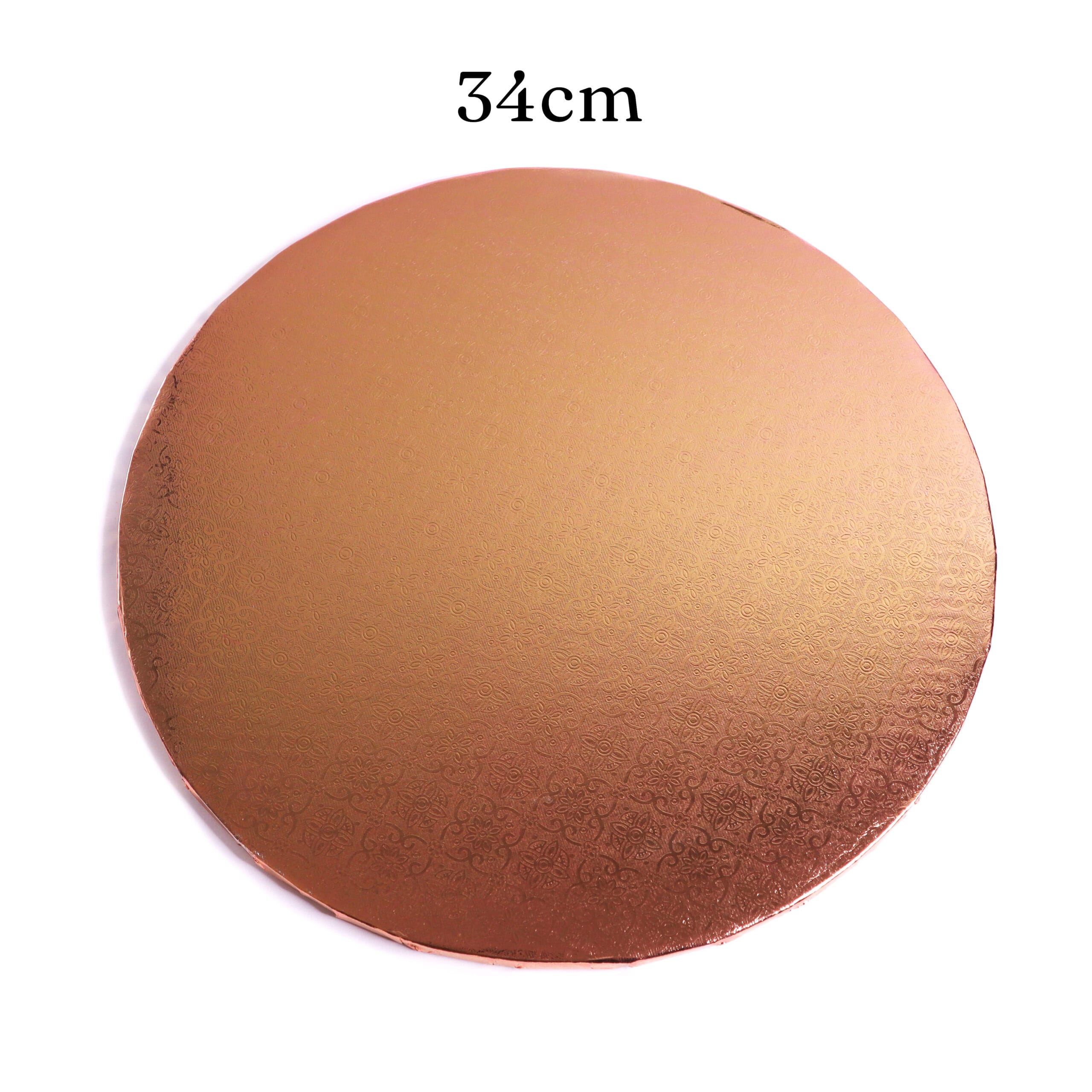 4baac0a442b0af5360463f5888e89bb0.jpg 34 cm złoty róż podkład pod tort 1,2 cm - obrazek 1