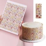 Rustykalne motywy tapeta cukiernicza, wydruk jadalny papier cukrowy