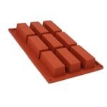 Forma silikonowa prostokąty 8x3x3 cm 9 gniazd F-20 Genes - obrazek 5