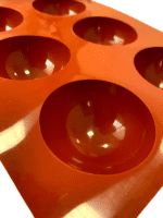 Forma silikonowa półkula fi 6 cm, h 3 cm 8 gniazd F-101 Genes - obrazek 3