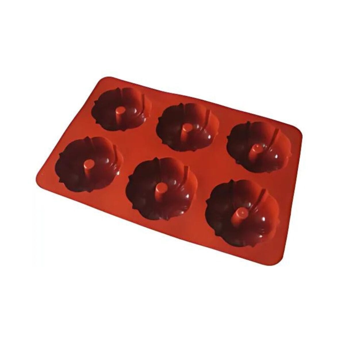 Forma silikonowa do monoporcji z otworem F-63 fi 98 mm, h45 mm 6 gniazd Genes - obrazek 3