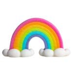 Figurka cukrowa dekoracja na tort tęcza