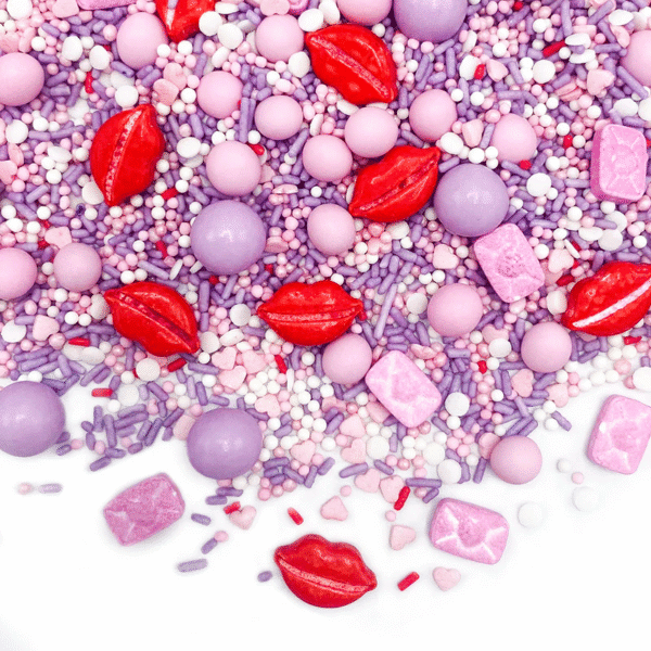 Love Is In The Air, posypka na ciasta i torty, 90 g - Happy Sprinkles