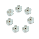 Kwiat niezapominajka cukrowa biała śr. 2,5 cm opak.7 szt. - obrazek 3