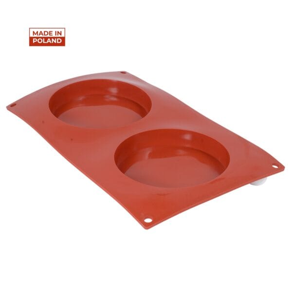 Forma silikonowa do żelki fi 13 cm, h 2 cm 2 gniazda, F-07/1 Genes