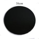 34 cm czarny podkład pod tort 1,2 cm