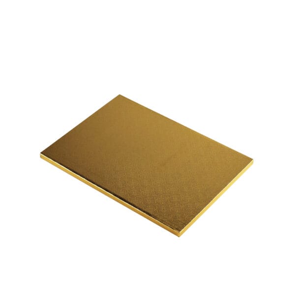 25x35 cm Podkład pod tort złoty prostokątny