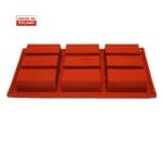 Forma silikonowa prostokąty 8x4cm h3 cm 9 gniazd F-24 Genes