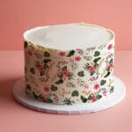 Tropiczne kwiaty - tapeta cukiernicza, wydruk jadalny papier cukrowy - obrazek 3