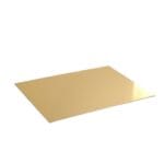 Podkład pod tort prostokątny 30x40 cm złoto biały 3 mm