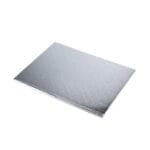 35x45 cm Podkład pod tort srebrny prostokątny