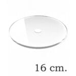 Podkład pod tort piętrowy PLEXI 16 cm Cake Decor